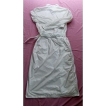 New shiny nylon wet look working coat smock M-3XL