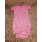 New shiny PU wet look adult baby diaper suit romper