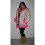 New flower pattern down jacke down coat winter jacket winter coat M - 3XL