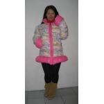 New flower pattern down jacke down coat winter jacket winter coat M - 3XL