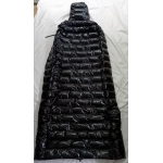 New wet look shiny nylon down cloak winter cape