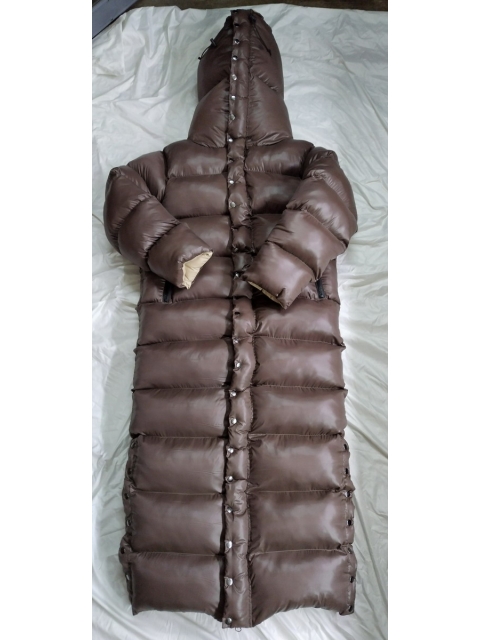 Wet look parka cheap