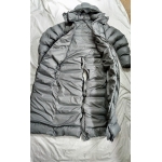 New shiny nylon long winter coat quilted down coat DC3021