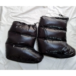 New shiny nylon wet look winter snow boots down shoes