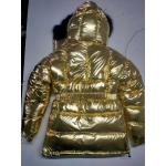 New unisex glossy nylon padded winter jacket wet look puffer down jacket DJ2021G