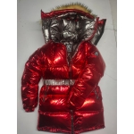 New unisex glossy nylon padded winter jacket wet look puffer down jacket DJ2021G