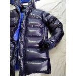 New shiny nylon wet look winter coat down jacket DJ2088 customized