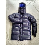 New shiny nylon wet look winter coat down jacket DJ2088 customized