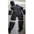 New unisex shiny or matt nylon winter overalls wet look down suit bondage DO120P2500b customized