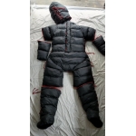 New unisex shiny or matt nylon winter overalls wet look down suit bondage DO120P2500b