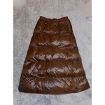 New shiny nylon wet look winter skirt down skirt DR1078