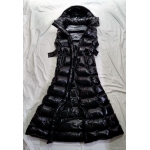 New wet look shiny nylon winter vest dress down vest dress DR2085b