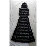 New wet look shiny nylon winter vest dress down vest dress DR2085b