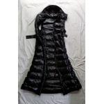 New wet look shiny nylon winter vest dress down vest dress DR2085b