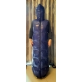New wet look shiny nylon winter vest dress down vest dress DR2183