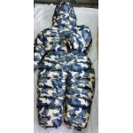 New shiny nylon giant down suit huge winter overalls oversized