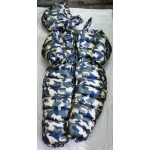 New shiny nylon giant down suit huge winter overalls oversized customized