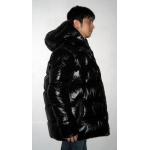 New unisex shiny nylon padded winter jacket wet look puffy down jacket DJ2033B