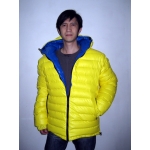 New unisex shiny nylon quilted winter jacket wet look puffy down jacket