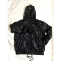 New shiny nylon wet look wind jacket rain jacket with locking zipper