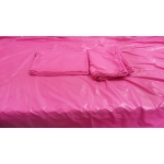 New wet look shiny nylon beddings pillowcase duvet cover fitted sheet