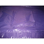 New wet look shiny nylon beddings pillowcase duvet cover fitted sheet