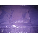 New wet look shiny nylon beddings pillowcase duvet cover fitted sheet