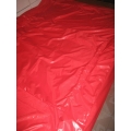 New wet look shiny nylon beddings pillowcase duvet cover fitted sheet