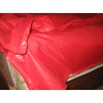 New wet look shiny nylon beddings pillowcase duvet cover fitted sheet