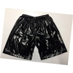 New shiny nylon shorts wet look short pants