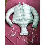 New unisex shiny nylon wet look down straightjacket bondage body diaper M - 3XL