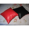 New wet look shiny nylon pillow cushion