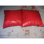 New wet look shiny nylon pillow cushion