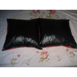 New wet look shiny nylon pillow cushion