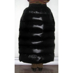 New shiny nylon wet look puffer winter skirt down skirt custom made