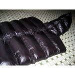 New shiny nylon wet look puffa mummy sleeping bag down sleeping sack custom made