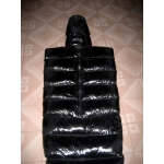 New shiny nylon wet look puffa mummy sleeping sack down sleeping bag black custom made