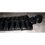 New shiny nylon wet look puffa mummy sleeping sack down sleeping bag black custom made