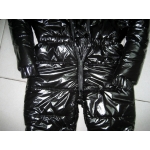 New unisex shiny nylon wet look ski overalls ski suit sport jumsuit custom made S - 5XL