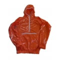 New shiny nylon wet look anorak wind jacket raincoat size M-XXL