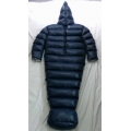 New shiny nylon wet look winter overalls sack down sleeping bag