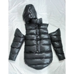 New shiny nylon wet look winter straitjacket down diaper suit vest multiple