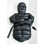 New shiny nylon wet look winter straitjacket down diaper suit vest multiple