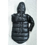 New shiny nylon wet look winter straitjacket down diaper suit vest multiple