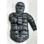 New shiny nylon wet look winter straitjacket down diaper suit vest multiple