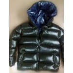 New unisex shiny nylon padded winter jacket wet look puffy down jacket