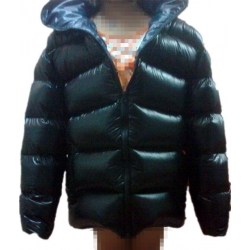 New unisex shiny nylon padded winter jacket wet look puffy down jacket