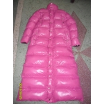New unisex shiny nylon winter parka quilted parka wet look winter coat padded coat M - 3XL