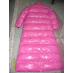 New unisex shiny nylon winter parka quilted parka wet look winter coat padded coat M - 3XL