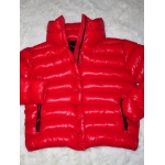 New unisex shiny nylon wet look puffer down jacket quilted winter jacket WJ2224